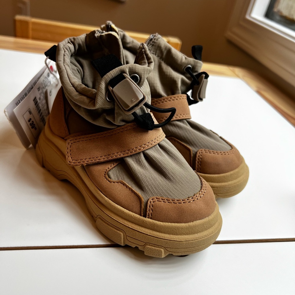 Zara Kids Tan and Brown Boots